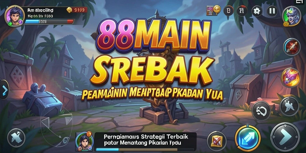 Screenshot utama 88MAIN menampilkan strategi pertempuran yang mendebarkan.