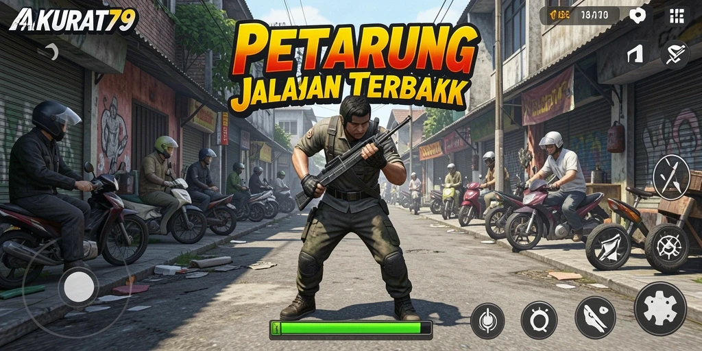 Tampilan gameplay <strong>AKURAT79</strong> yang epik dan seru di arena pertarungan.