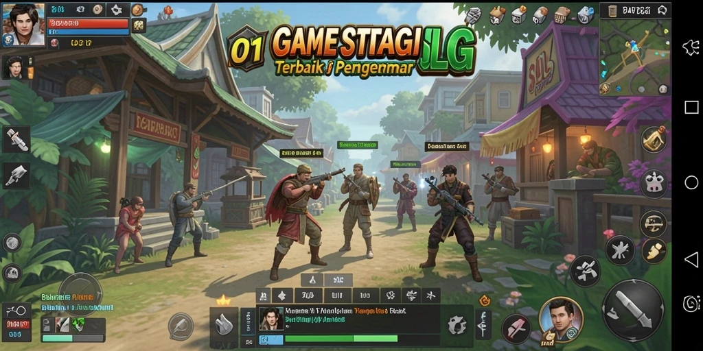 Tampilan gameplay seru dan strategis di BARU01.