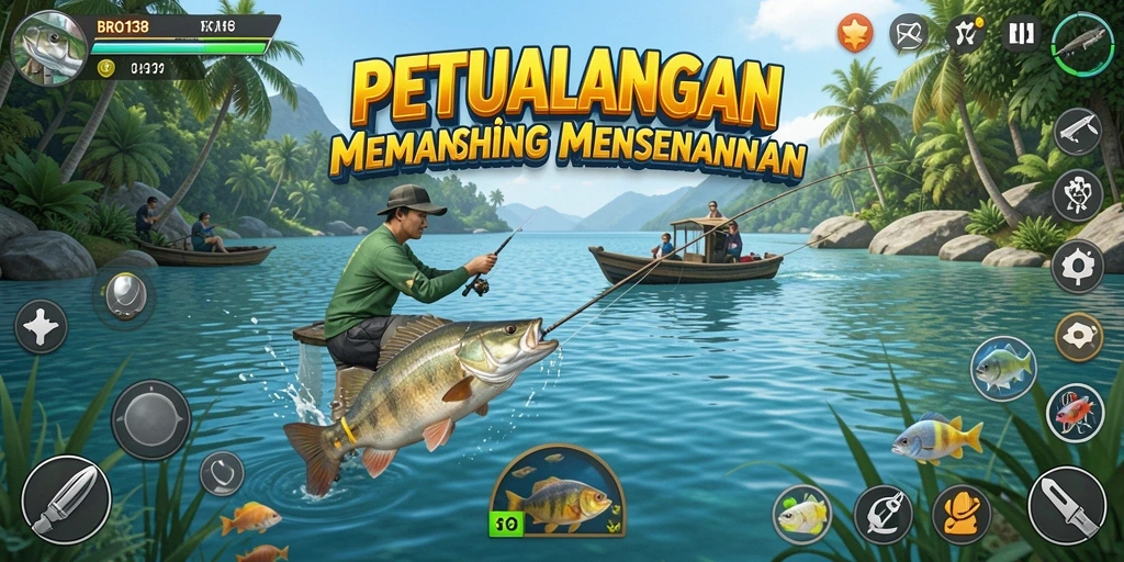 Tangkapan ikan yang menakjubkan dalam gameplay BRO138.