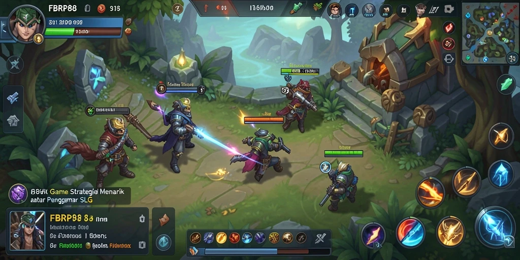 Tampilan gameplay FBRP88 yang epik dan penuh strategi.