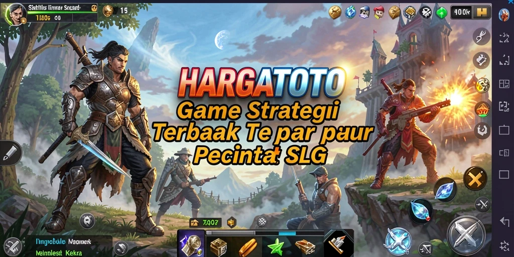Tampilan gameplay HARGATOTO dengan aksi strategi yang seru.
