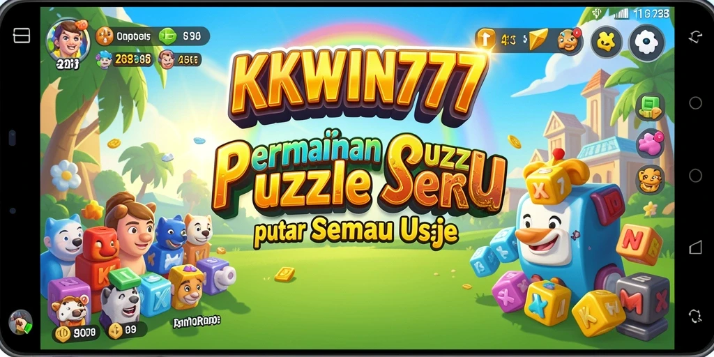 Screenshot utama KKWIN777 menampilkan gameplay Puzzle yang mengasyikkan.