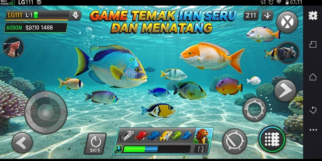 Tampilan menarik dari gameplay Tembak Ikan yang mendebarkan.