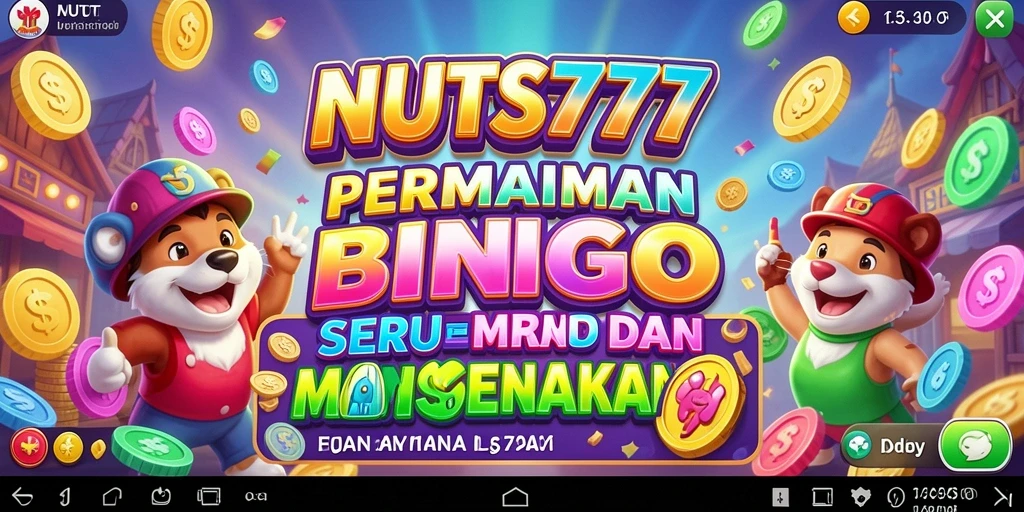 Tampilan gameplay Bingo yang seru di NUTS777.