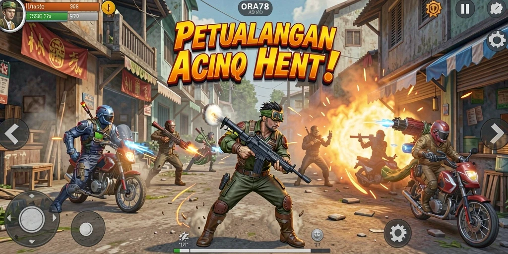 Tangkapan layar dari gameplay ORA78 yang penuh aksi dan tantangan.