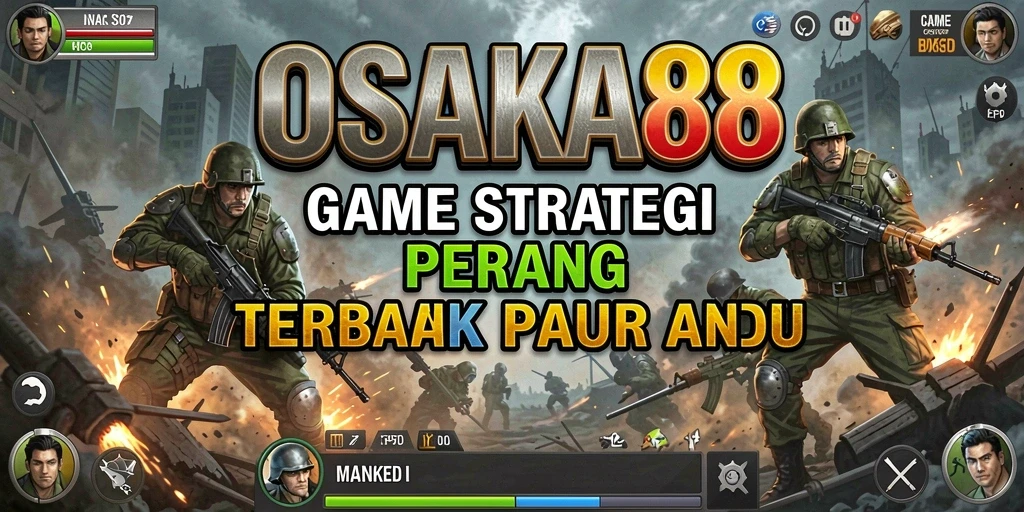 Tangkapan layar gameplay OSAKA88 menampilkan pertempuran strategis yang mendebarkan.
