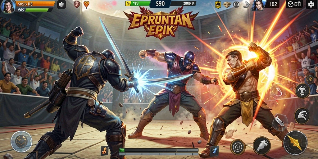 Tampilan gameplay dari S80 yang penuh aksi dan pertarungan mendebarkan.