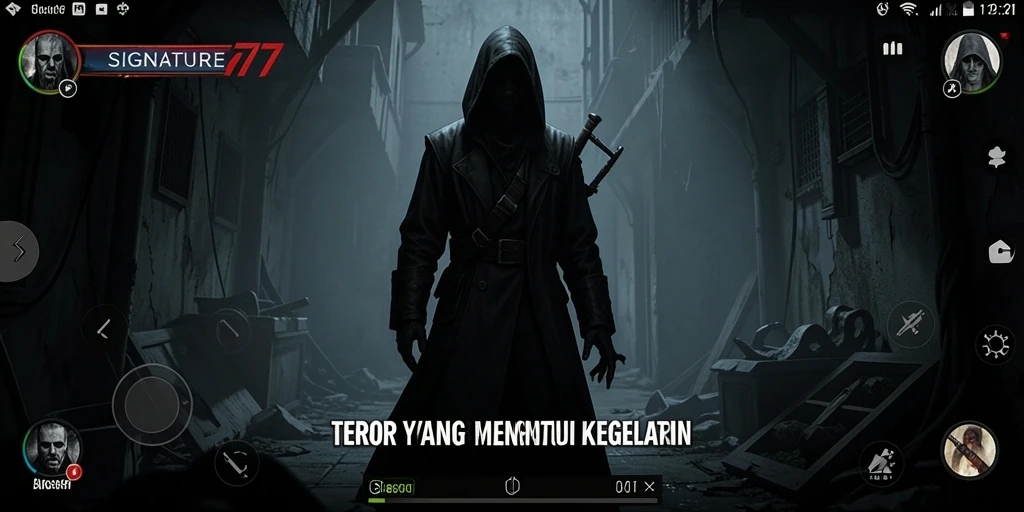 Gameplay SIGNATURE77 menampilkan suasana Horror yang mencekam dan menegangkan.