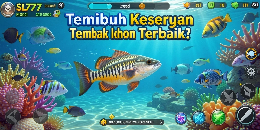 Screenshot gameplay Tembak Ikan yang menarik dan menyenangkan.