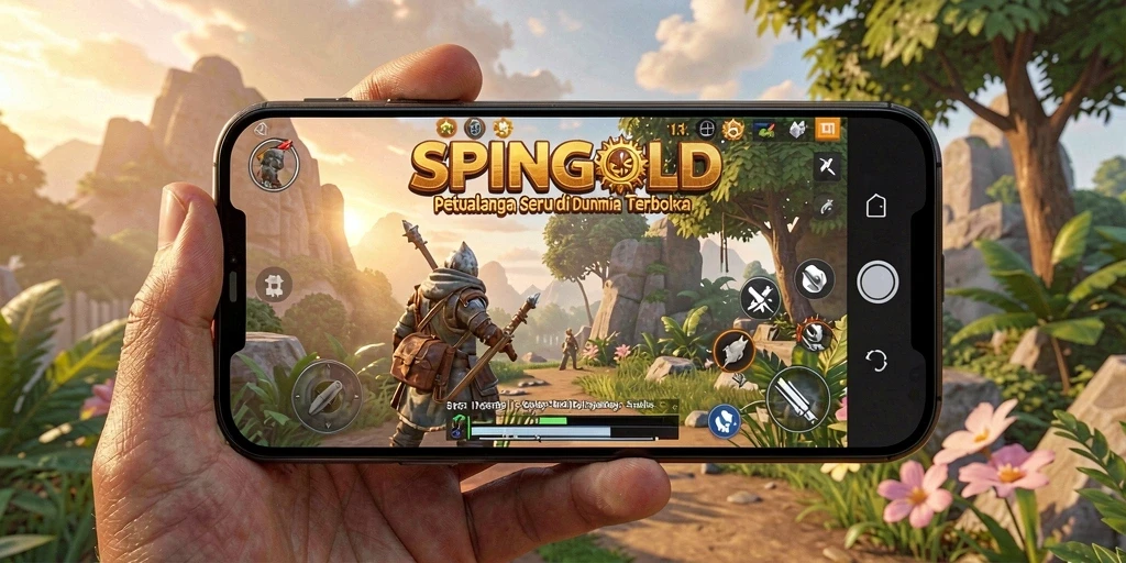 Gameplay SPINGOLD yang menakjubkan di dunia terbuka.
