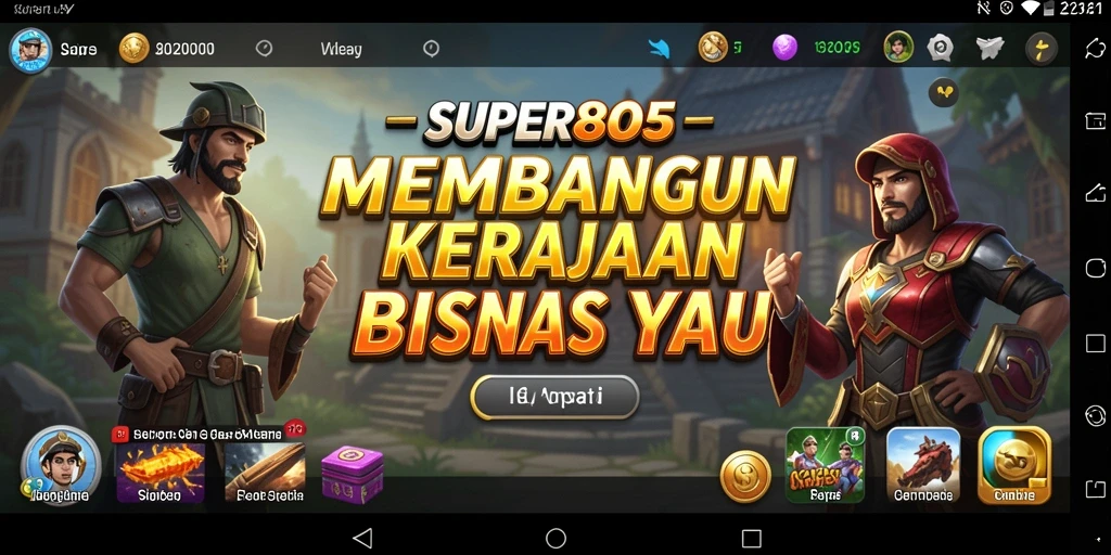 Tangkapan layar gameplay <strong>SUPER805</strong> menampilkan pengalaman Tycoon yang seru.